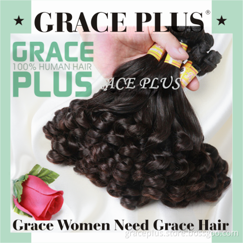 Grace Plus wholesale indian hair in india rose hair products brazilian virgin sexy anty fumi hair double drawn